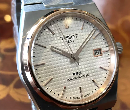 TISSOT PRX シルバーグレー パワーマティック80