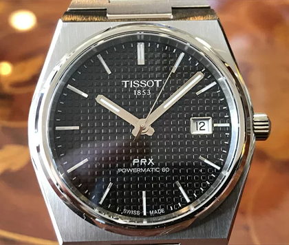 TISSOT PRX ブラック パワーマティック80